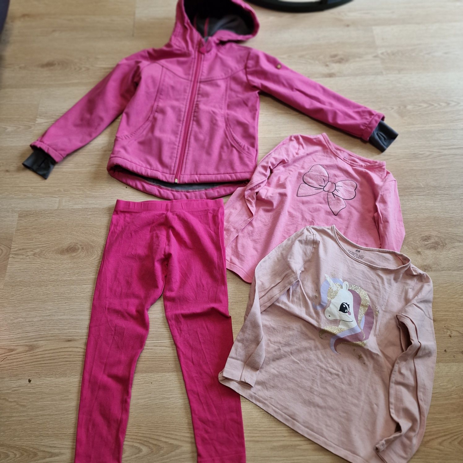 Zestaw ubran h&m reserved wiosna 122 kurtki