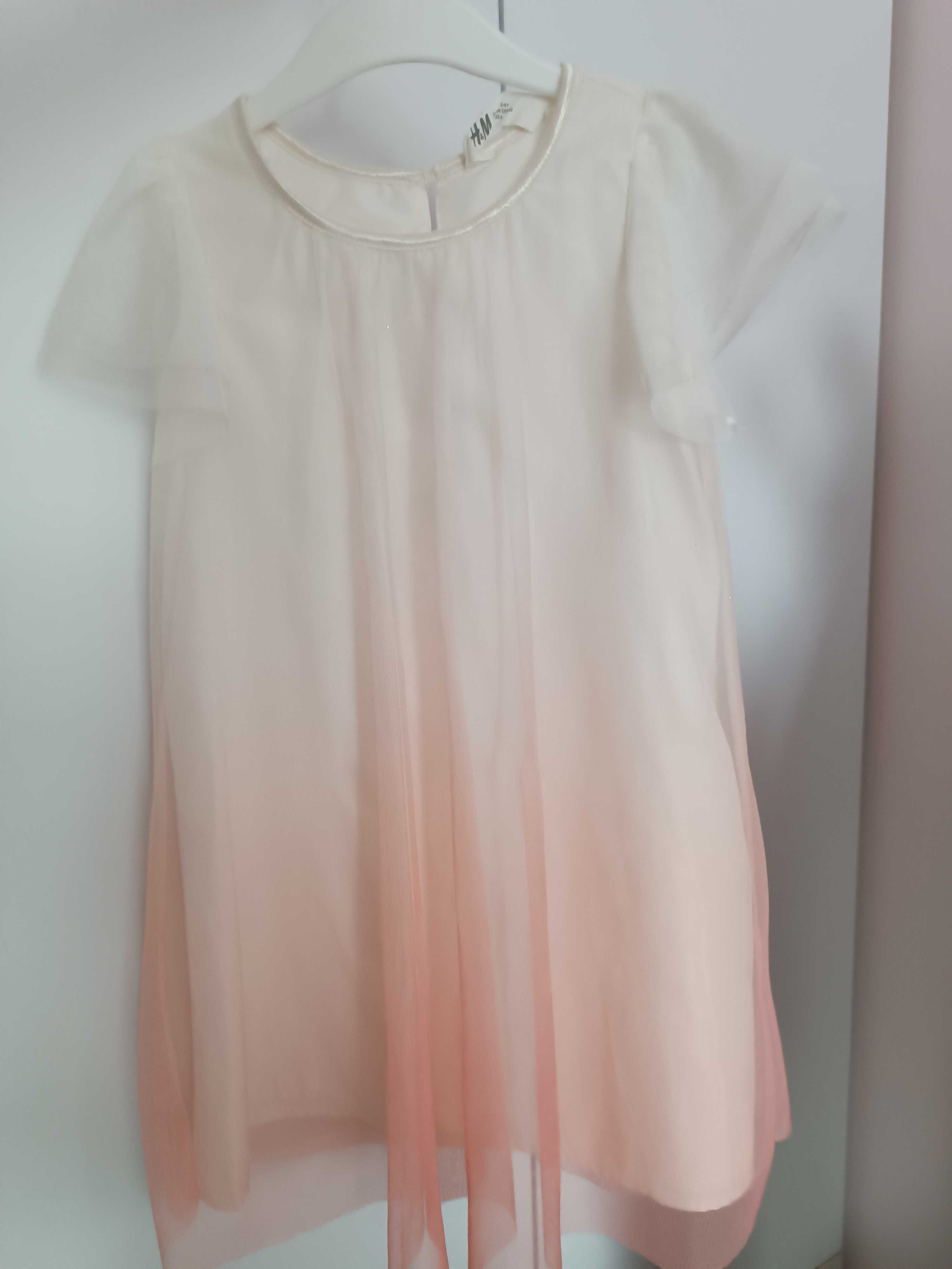 Sukienka tiulowa tunika dziewczynka r.116 H&M