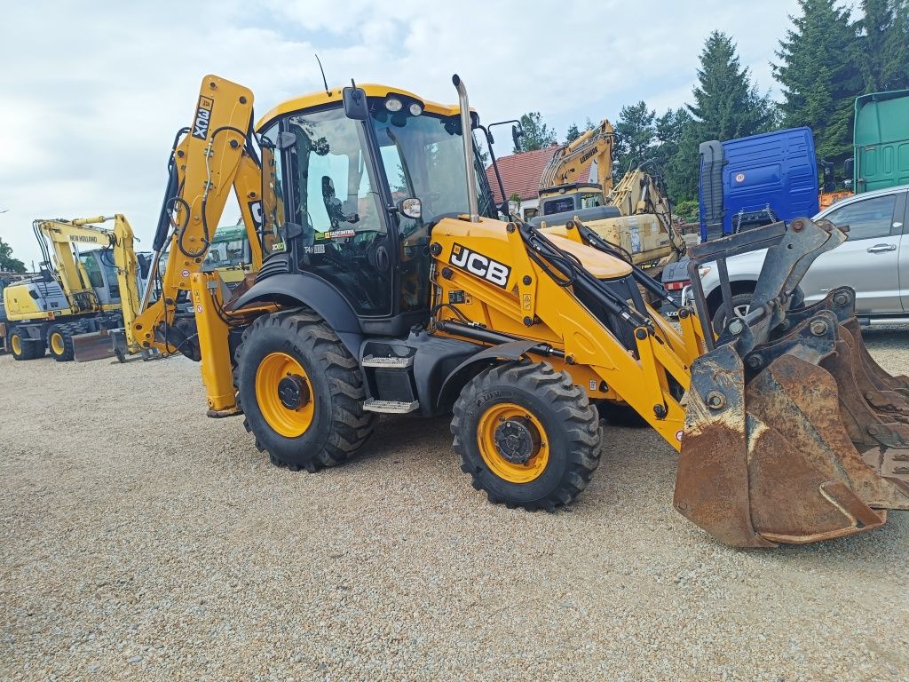 Koparko ładowarka JCB 3cx pełna opcja joysticki case Terex CAT