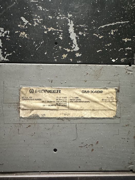 Продам усилитель Pioneer gm-x402