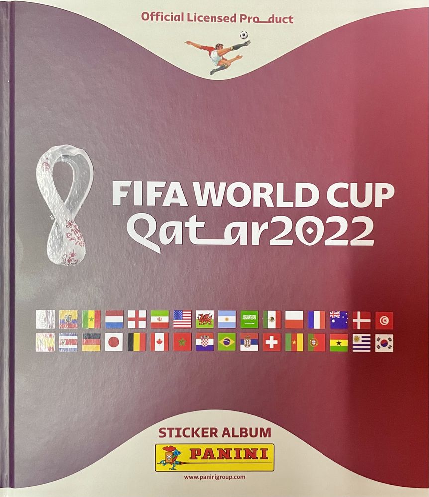 Caderneta Capa Dura Mundial Qatar 2022 COMPLETA por colar