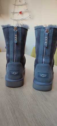 Угги Ugg 37р 23,5см,натуральная замша и мех