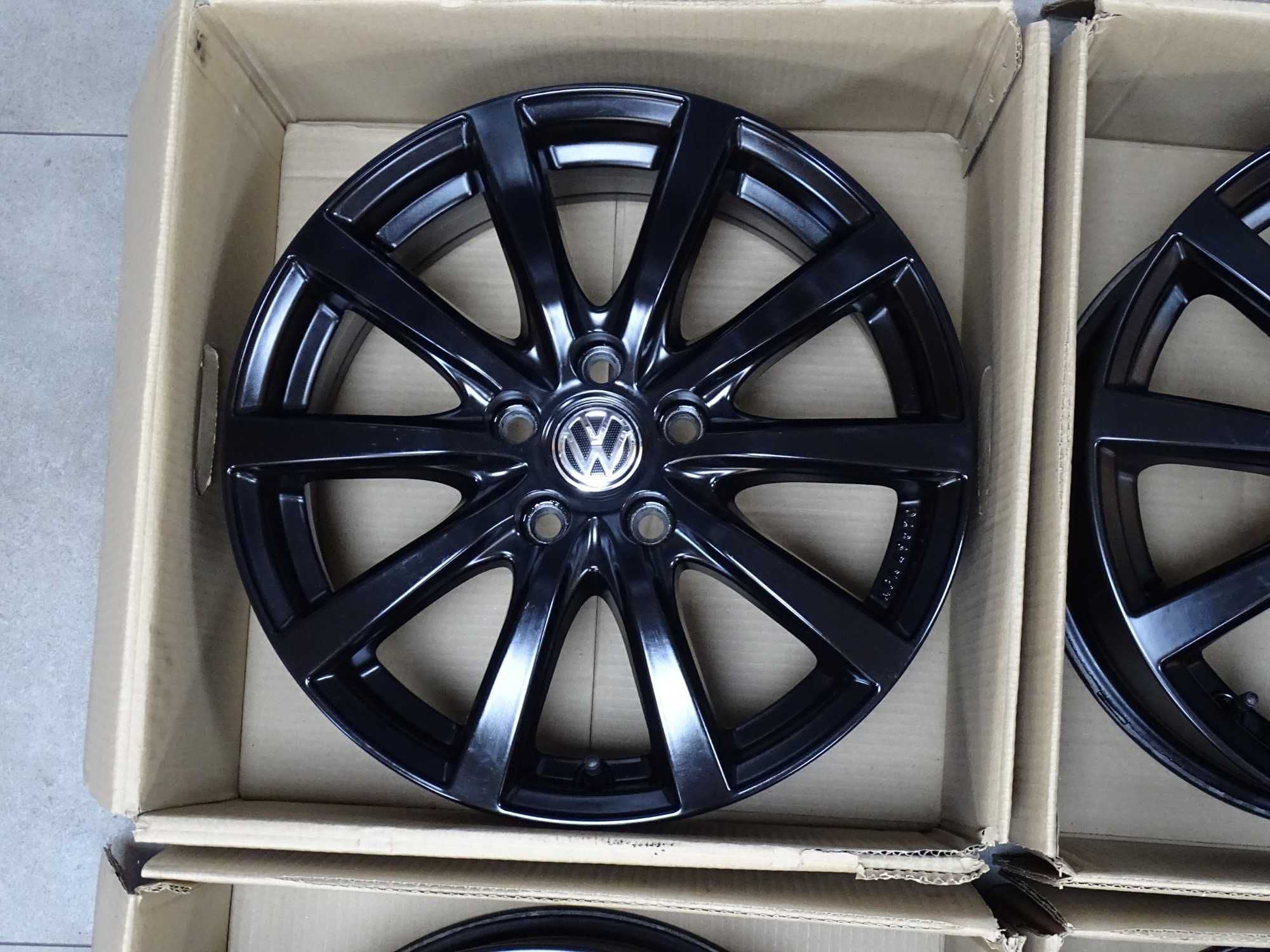 Felgi 17" VW CZARNY MAT Golf 5 6 7 Passat Touran Caddy T4 5x112 Et49