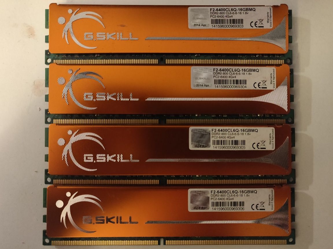 Pamięć RAM DDR2 4x4GB 800 MHz CL6 GSKILL