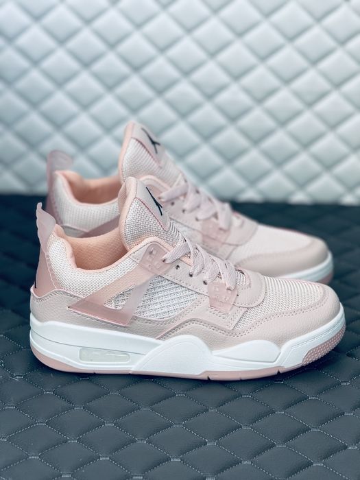 Nike Air Retro Jordan 4 pink кроссовки женские розовые Найк Джордан 4