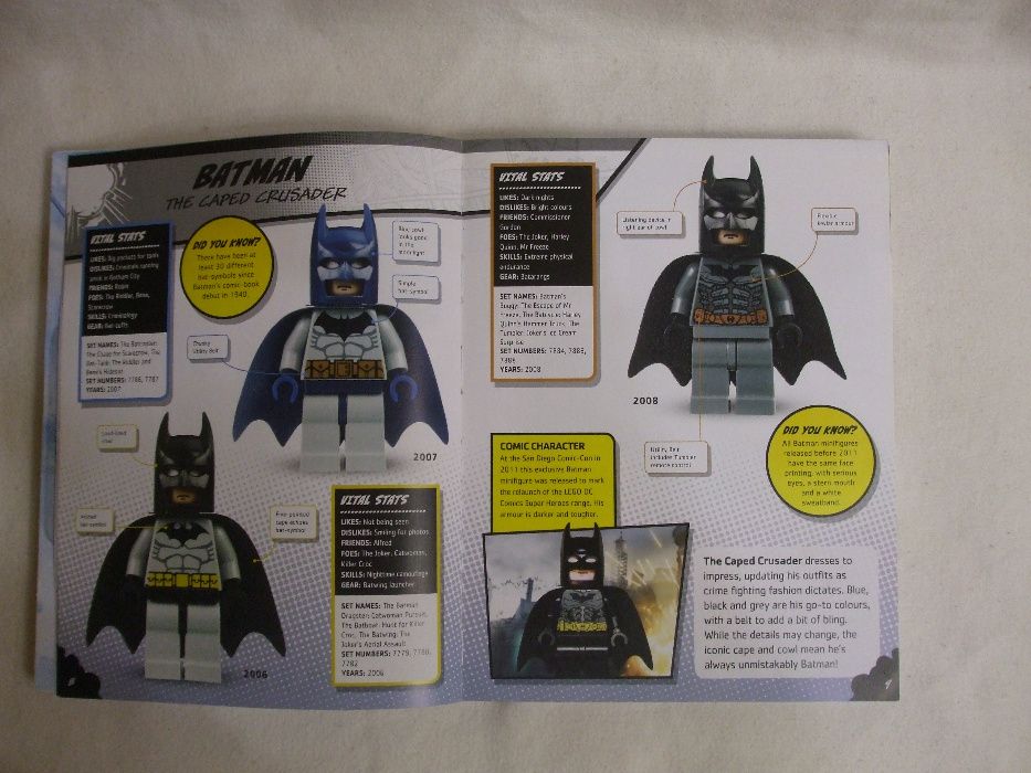 книга энциклопедия мини-фигурок Super Heroes лего карточки LEGO