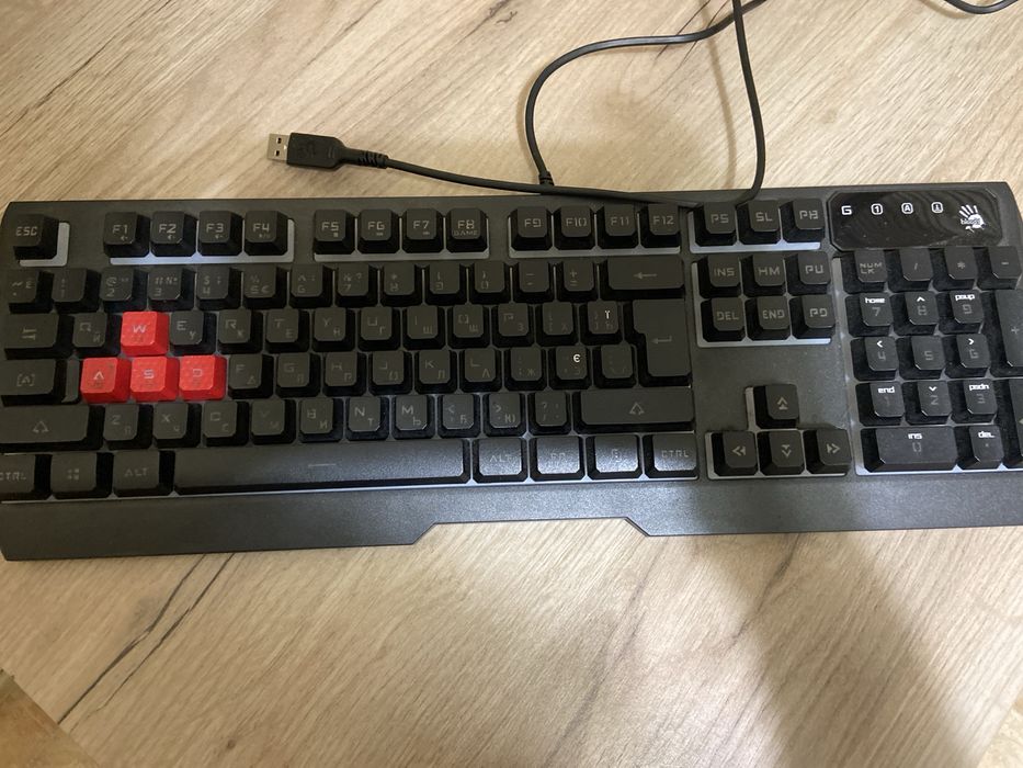 Клавіатура дротова A4Tech Bloody B140N USB Black
