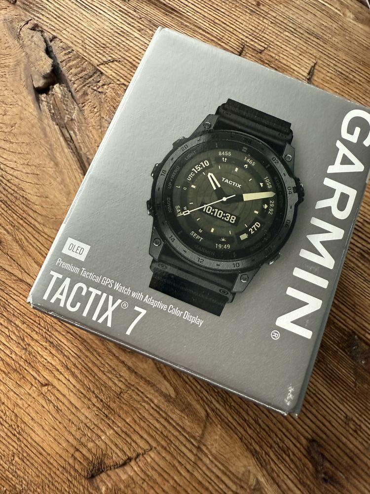Garmin Tactix 7 OLED jak nowy + pasek miekki