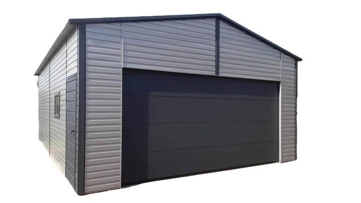 Hala blaszana wiata magazyn 6x8,5 nowoczesne garaże