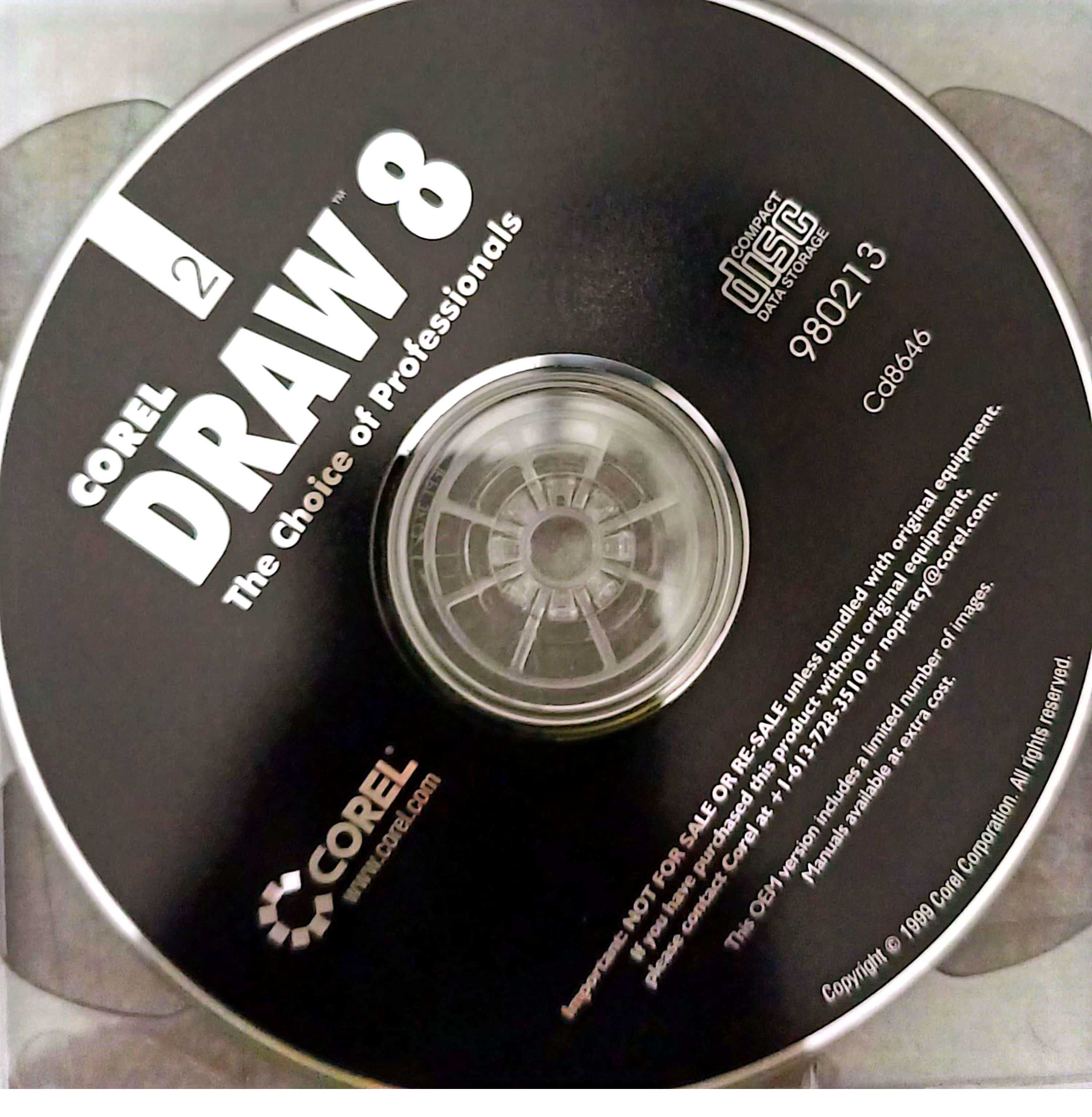 Corel Draw 8 The Choice of Professionals pc
