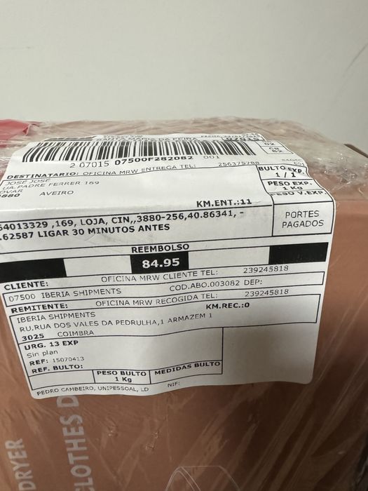 Aparelho de secar e passar portátil