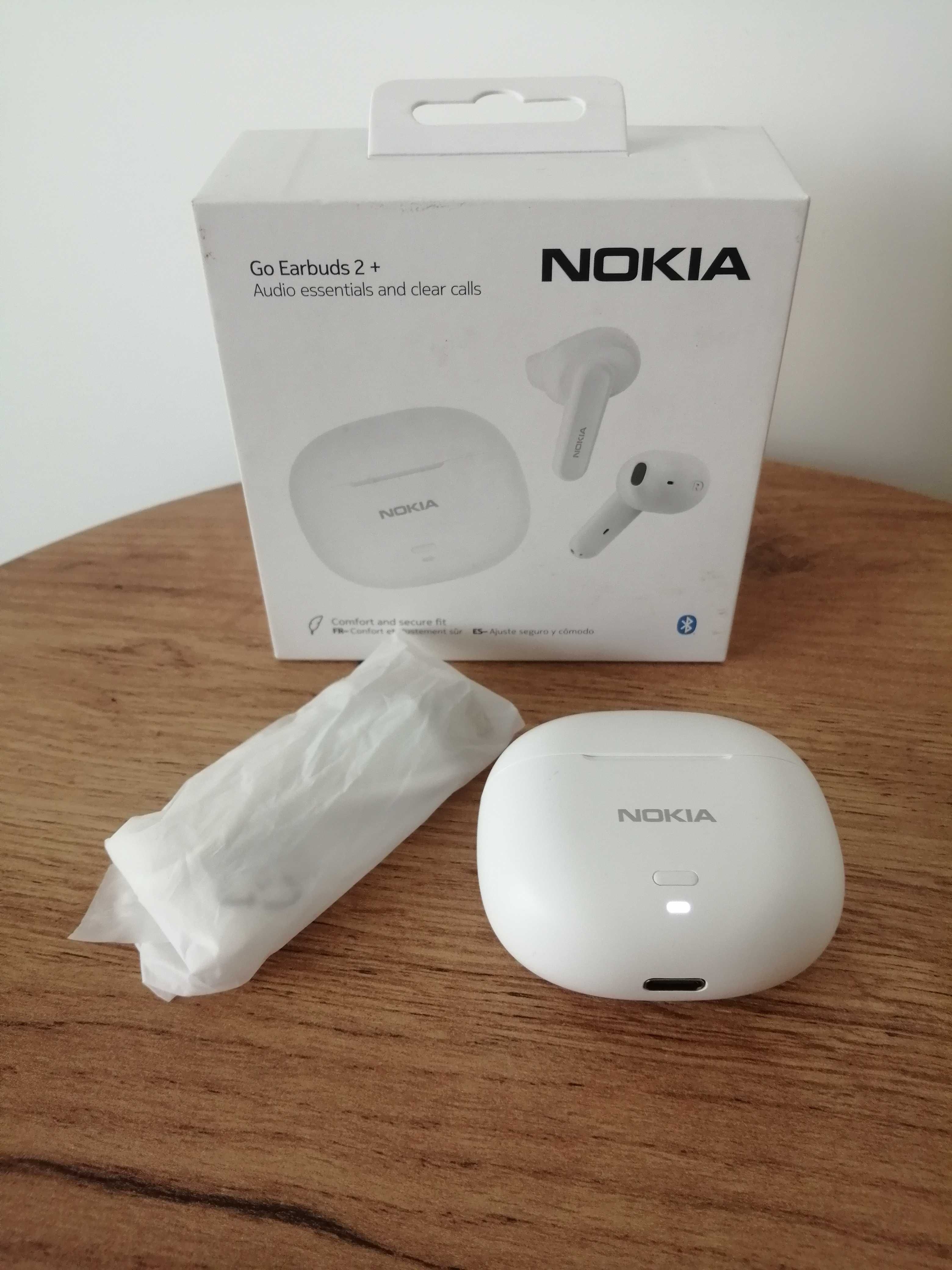 NOWE Słuchawki bezprzewodowe NOKIA Go Earbuds 2+ / białe / Bluetooth