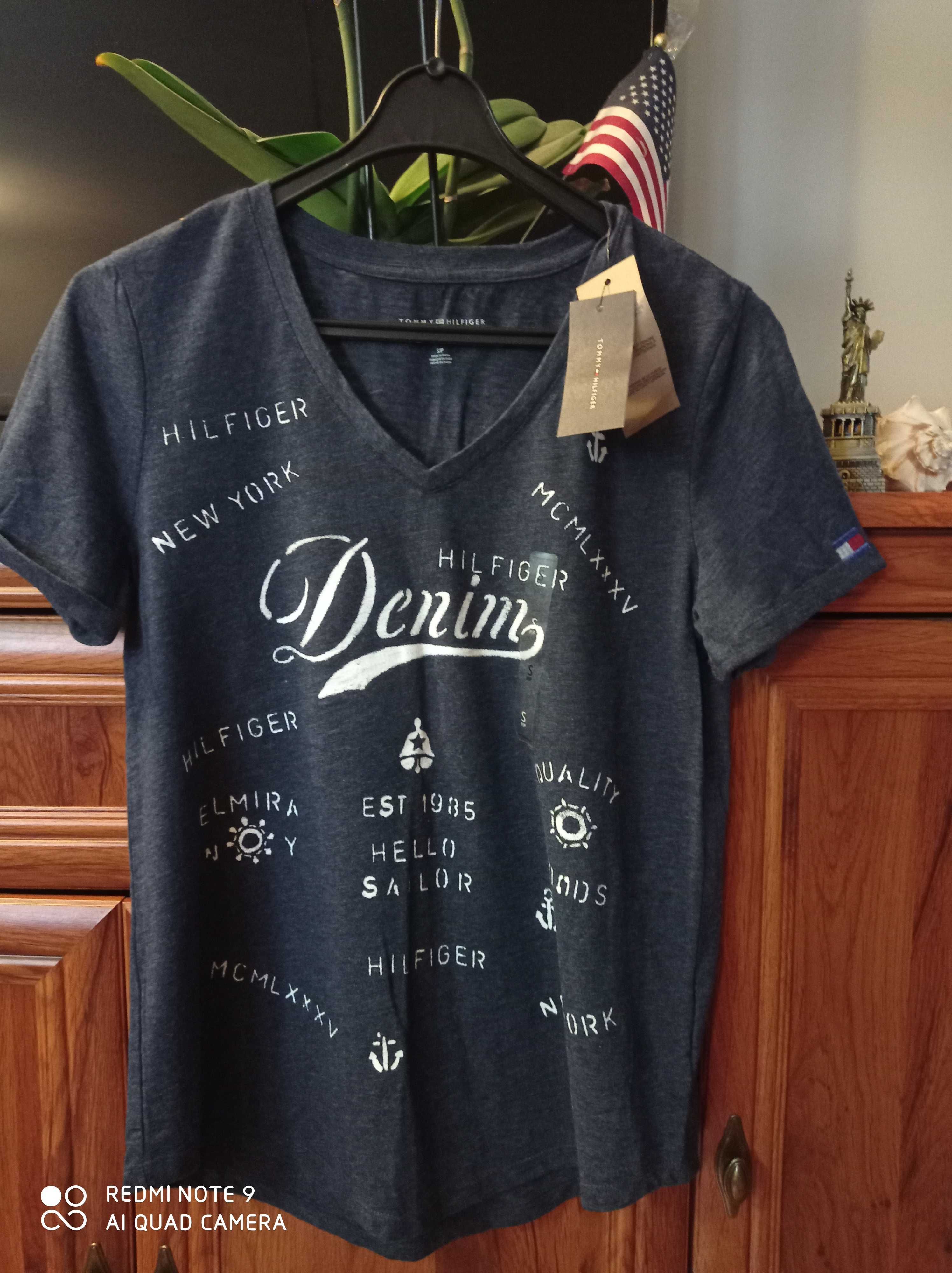Tommy Hilfiger Koszulka T-shirt Damska S Promocja Unikat USA