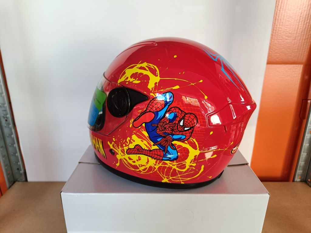 Kask motocyklowy dziecięcy zamknięty ABIWA