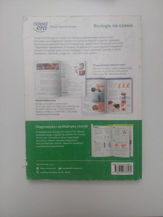 Biologia na czasie 2 podręcznik zakres podstawowy Nowa ErA