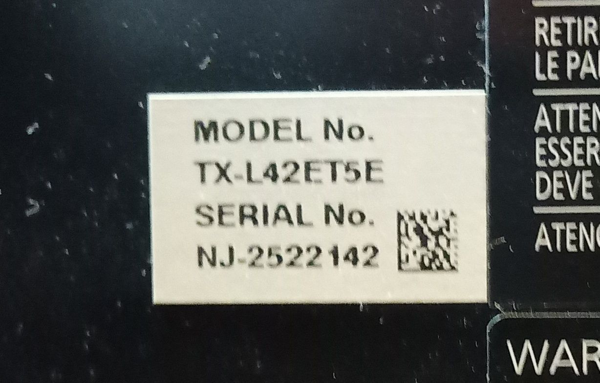 Telewizor LCD Panasonic 42". TX-L42ET5E
