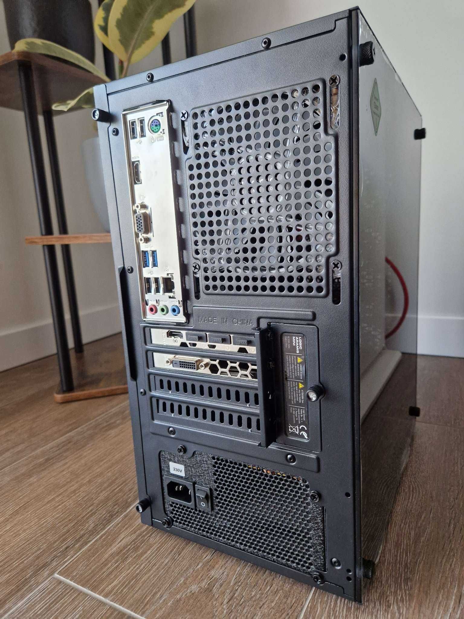 Komputer INTEL 10100f WiFi MSI RX570 8GB M.2 500GB RAM 16GB PSU 700W