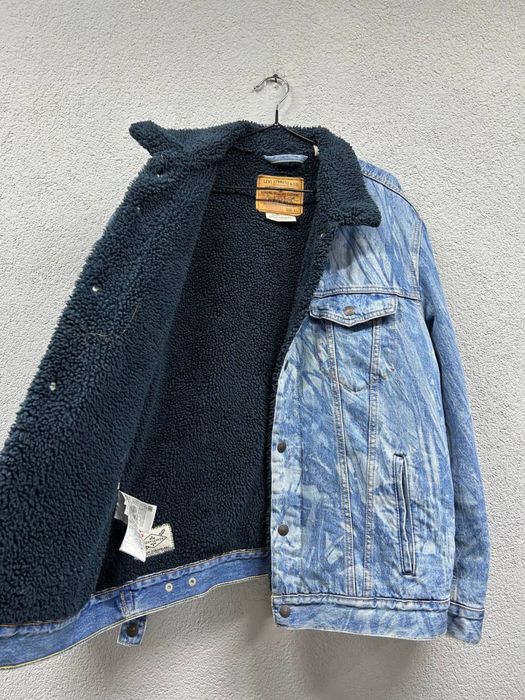 Куртка джинсова шерпа Levis XL чоловіча оригінал