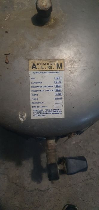 Vendo autoclave de inox 60 L sem membrana
