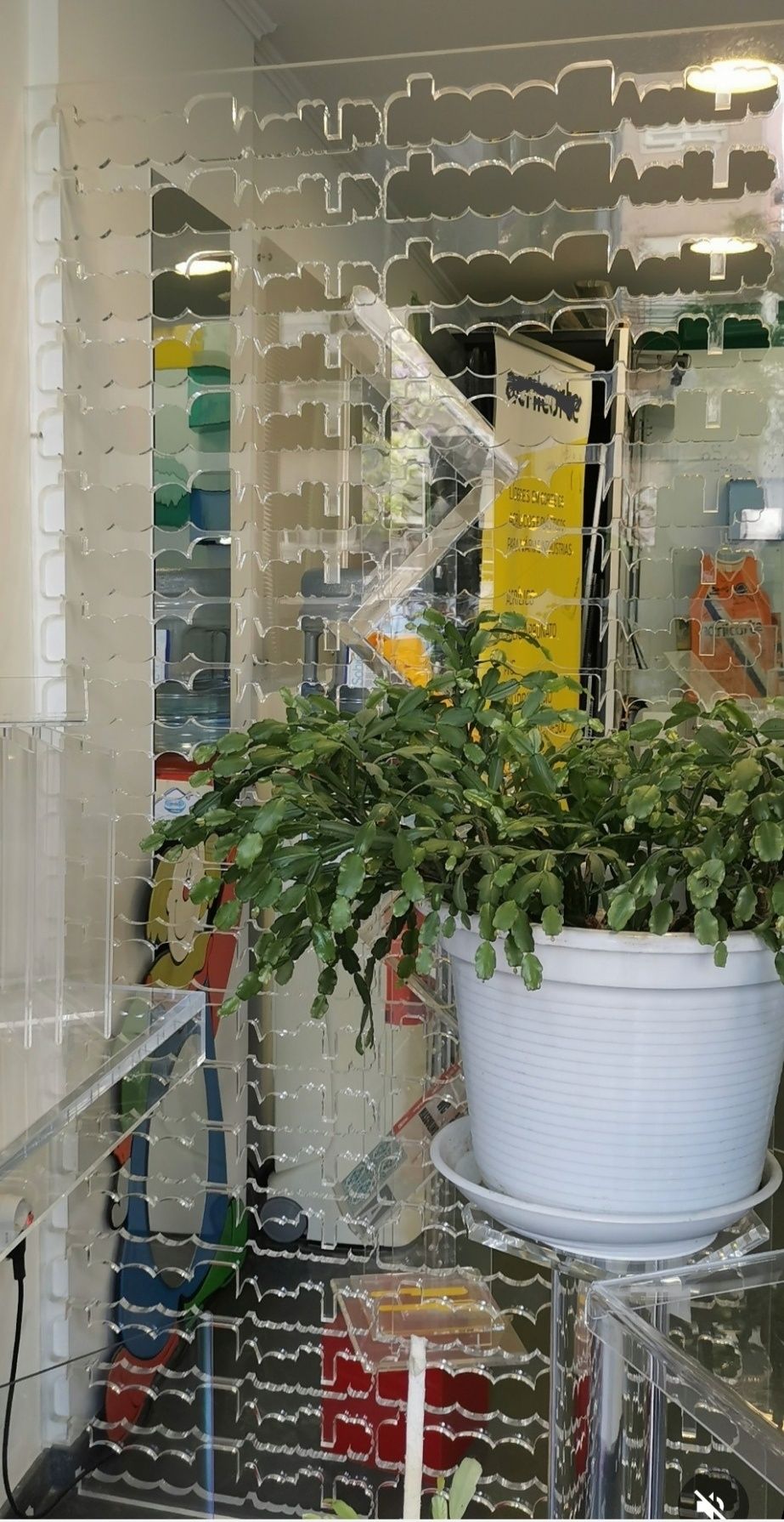 Acrílico Biombo Portas Correr Divisória