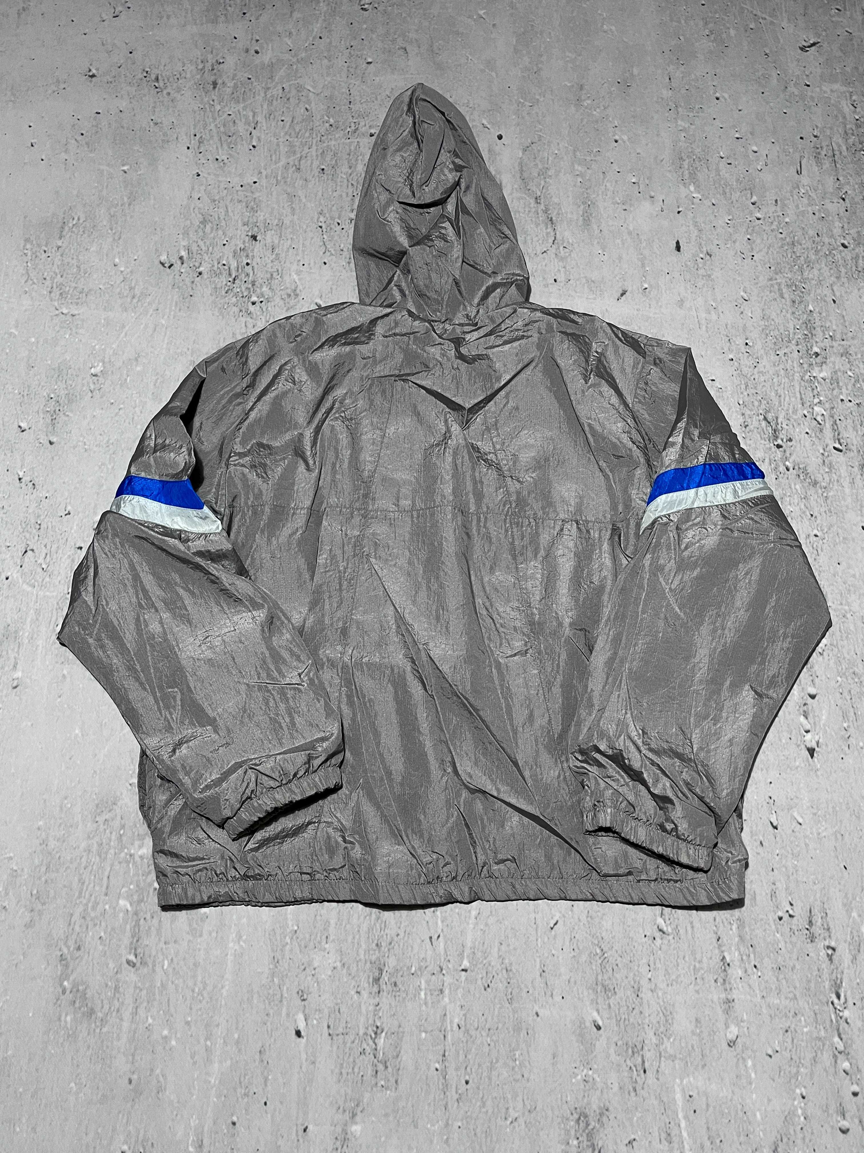 Szara kurtka wiatrówka Nike vintage / 90s retro baggy jacket