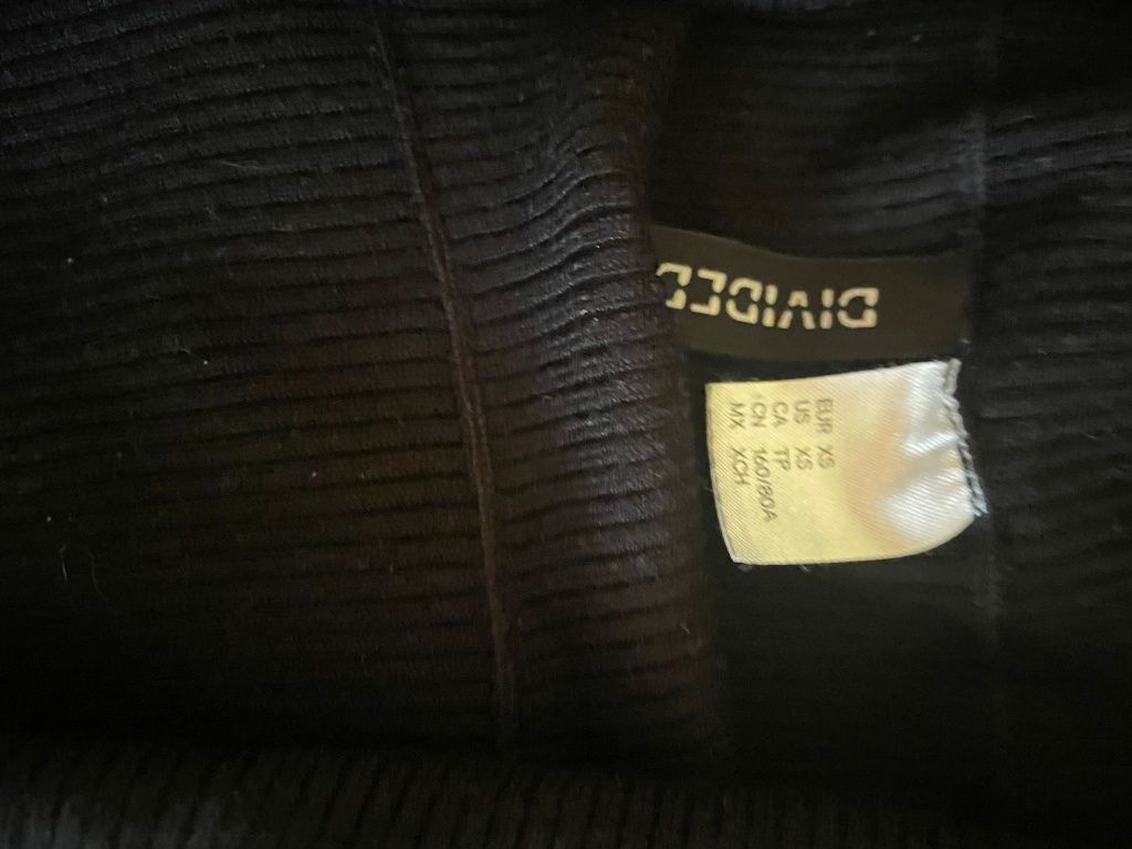 Sweter sweterek bluzka bez ramion odkryte ramiona XS h&m