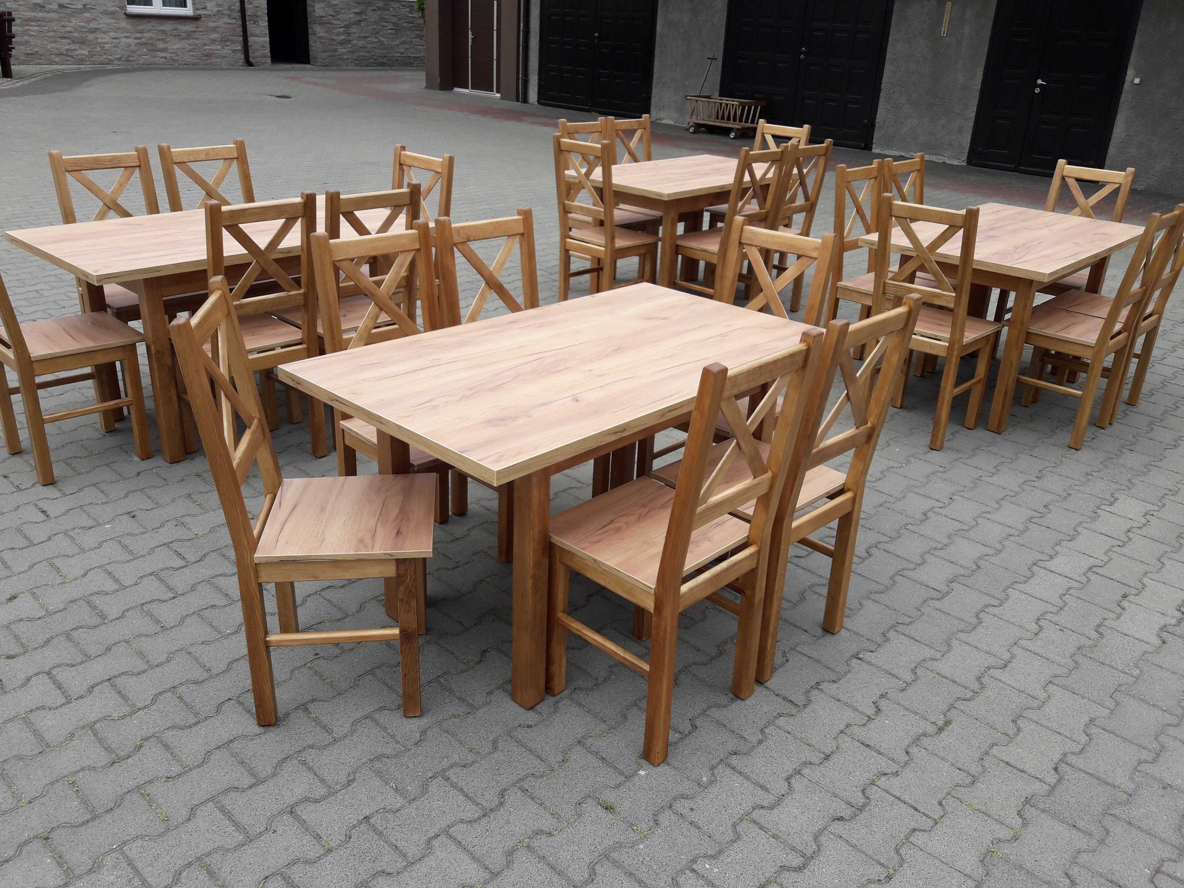 Komplet stol 6 krzesel krzesla tanio solidnie do baru restauracji nowe