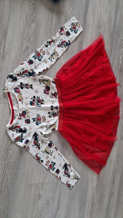 Sukienka świąteczna dla dziewczynki 122-128