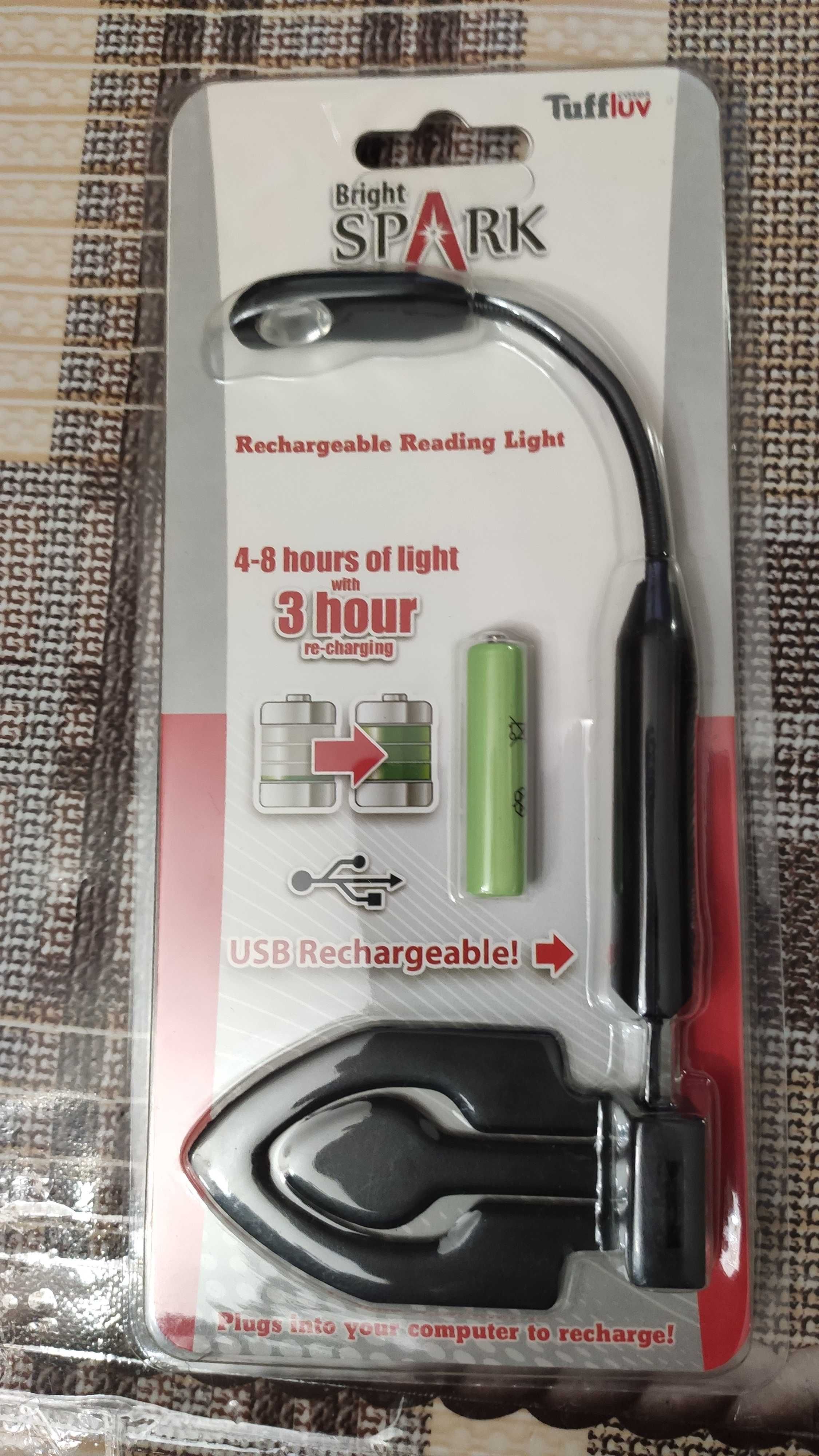 USB LED фонарик Bright Spark с аккумулятором
