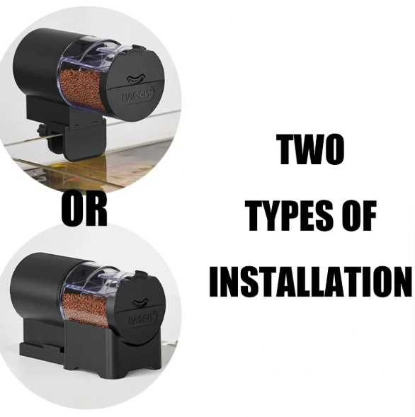 Karmnik automatyczny do akwarium - podajnik pokarmu - NOWY - 10szt