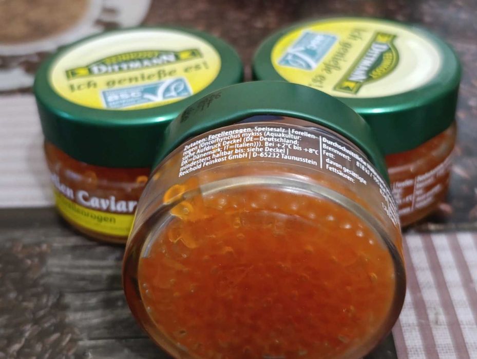 ікра форелі від німецького виробника Feinkost Dittmann.