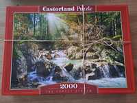 Puzzle 2000 elementów The Forest Stream Castorland