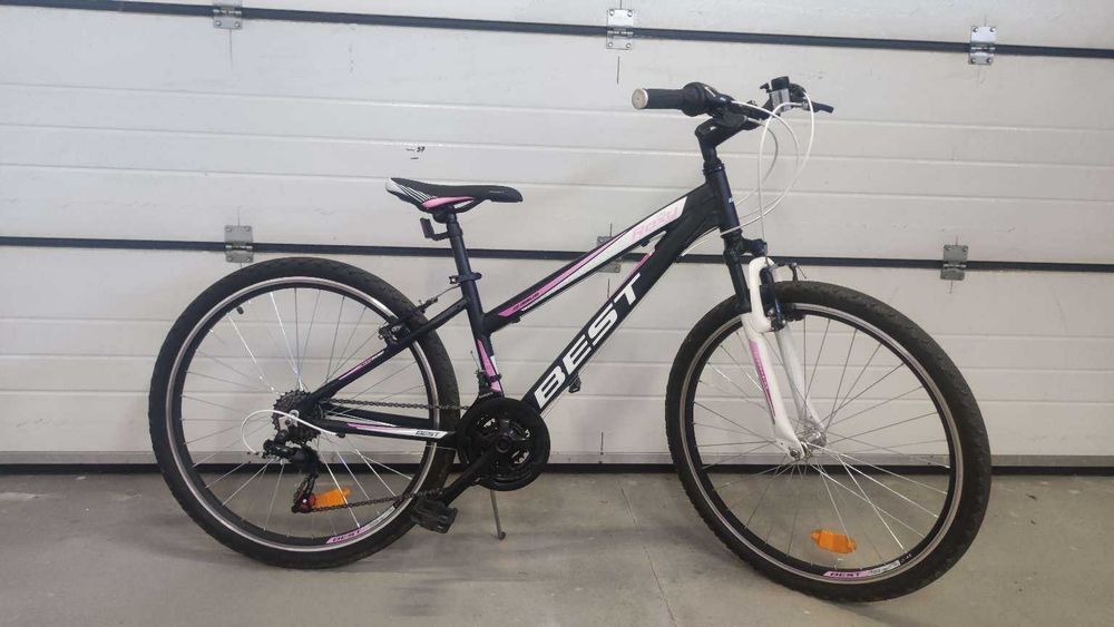 Rower MTB Best Roxy 100 Czarny Różowy, rama XS - bardzo dobry stan!
