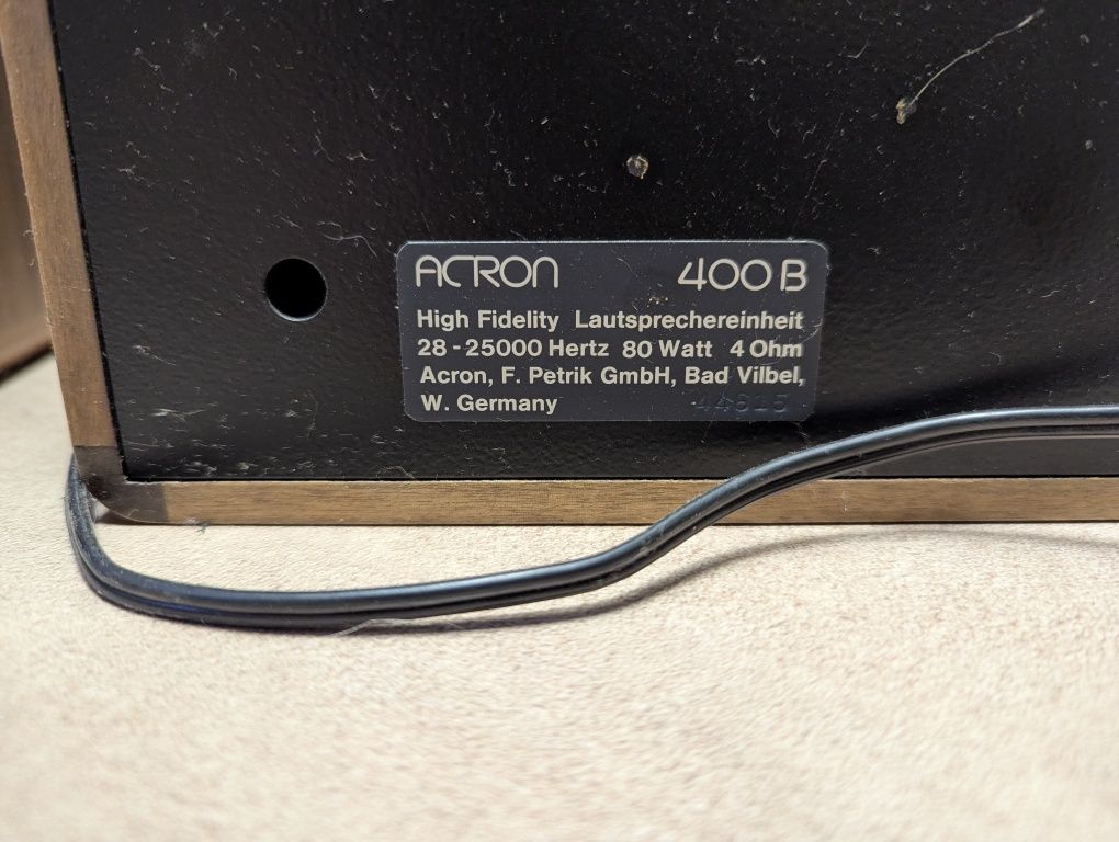 Acron 400b jak canton Braun heco kolumny podstawkowe