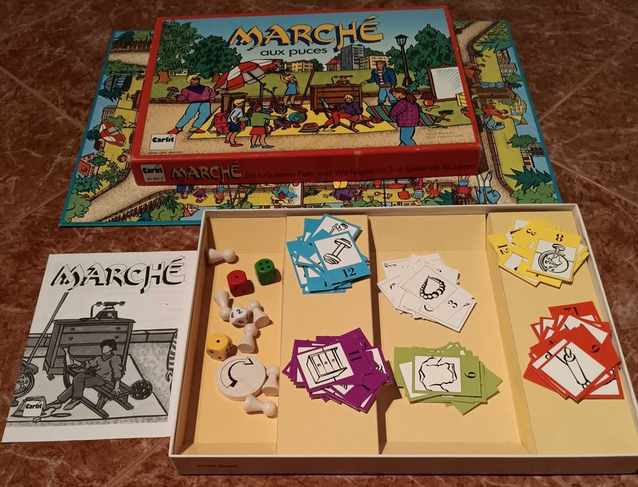 Jogo de tabuleiro vintage (Marché aux puces)