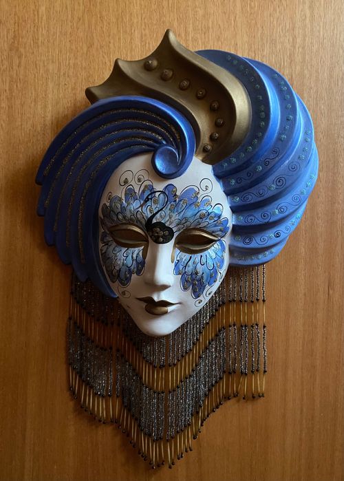 Máscara de Veneza “La Gioia” (Artesanal)