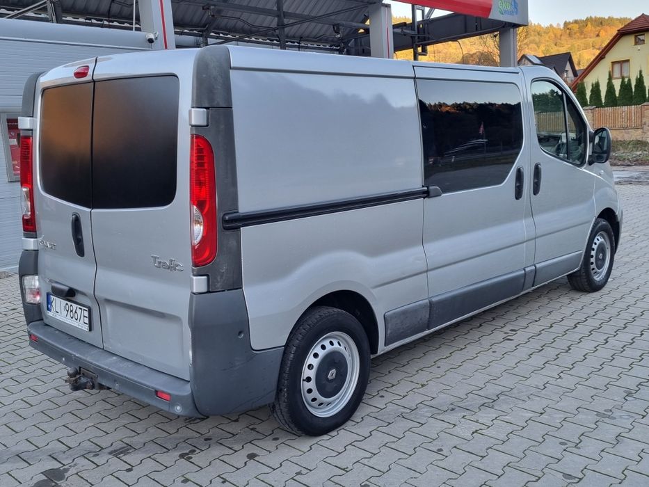 Trafic Vivaro 2013 L2H1 bezwypadkowy, ASO, FV 2.0 DCI 2x drzwi boczne