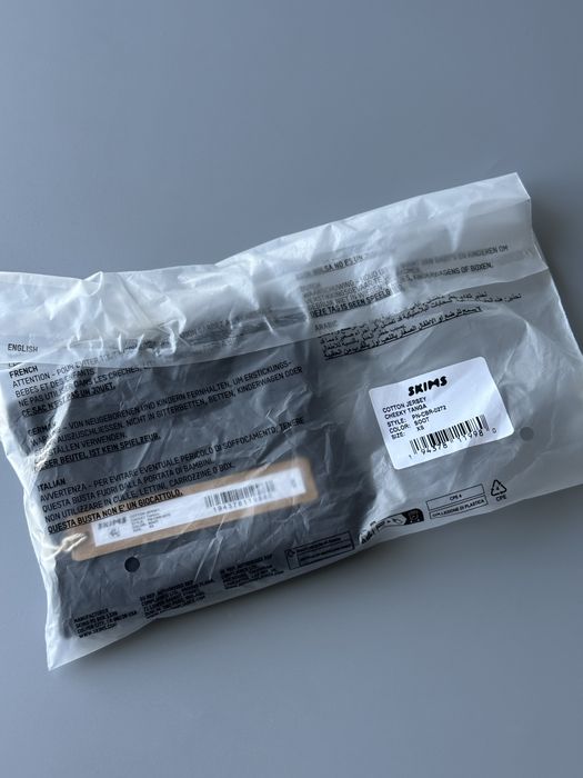 Оригінал US США нові чорні трусики Skims XS