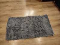 Nowy szary dywan puszysty 60x120 cm