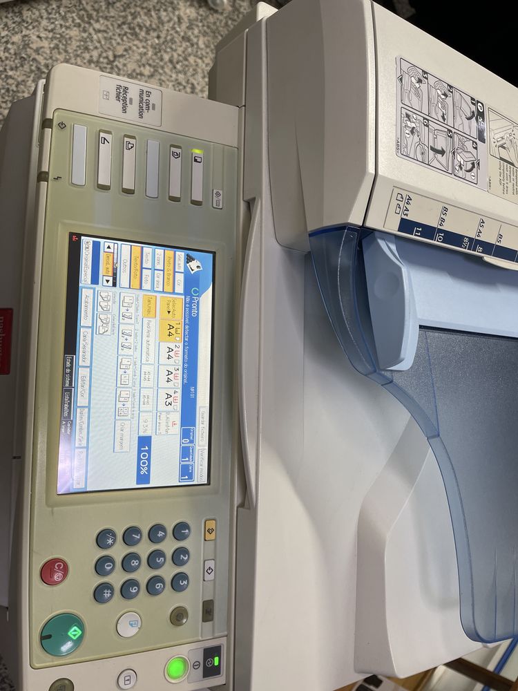 Fotocopiadora até A3 a cores nashuatec MP C2000 Grupo Ricoh