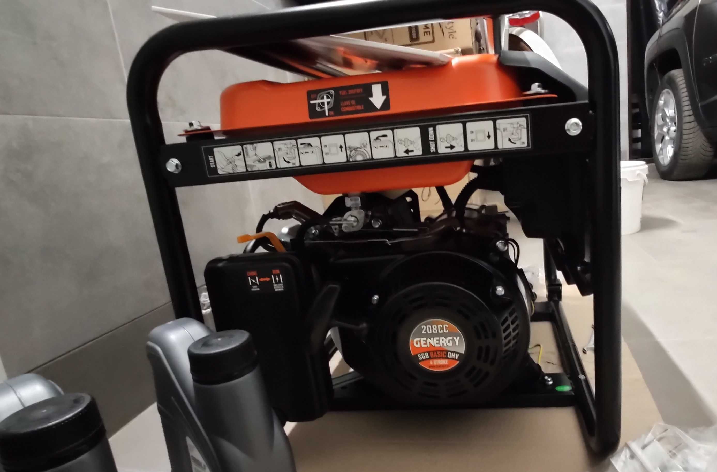 Генератор Genergy Turbo 2800 (бензин, Испания). 2,8 кВт – однофазный
