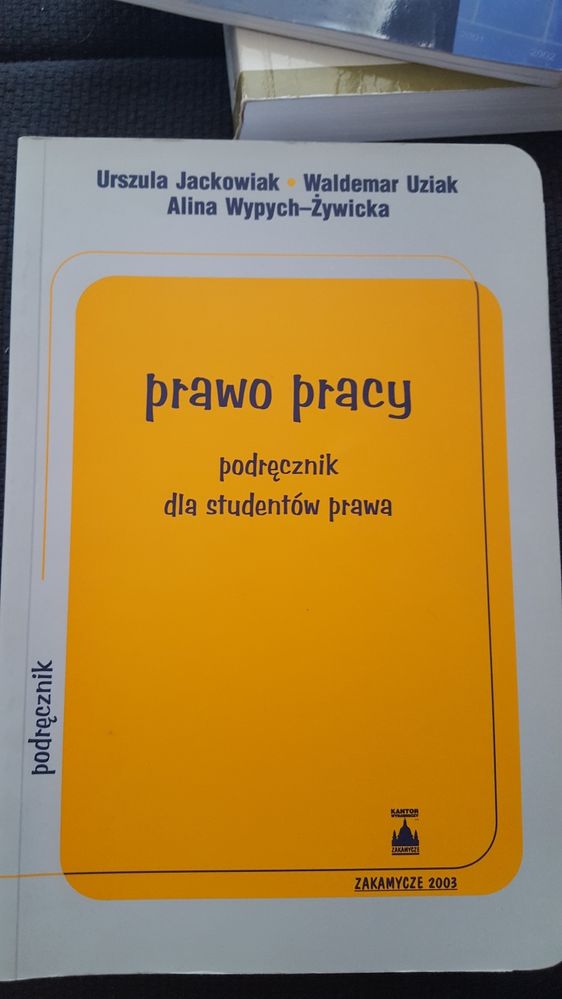 Prawo pracy- Jackowiak, Buziak, Wypych-Żywicka