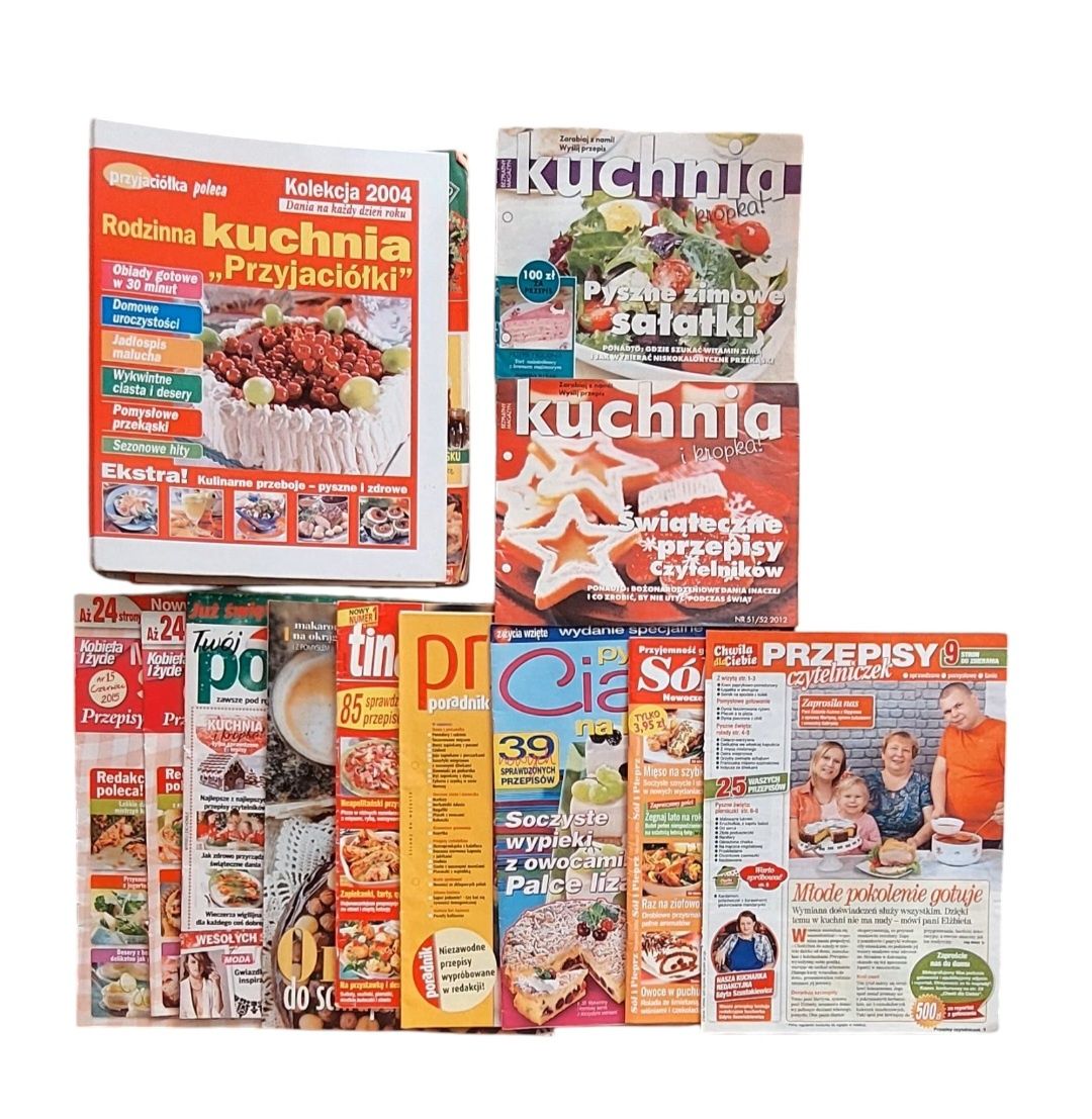 Czasopisma kulinarne + segregator