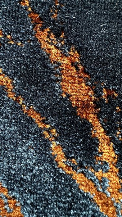 Dywanik zielono-złoty do korytarza/łazienki/wejścia/kuchni 45x70