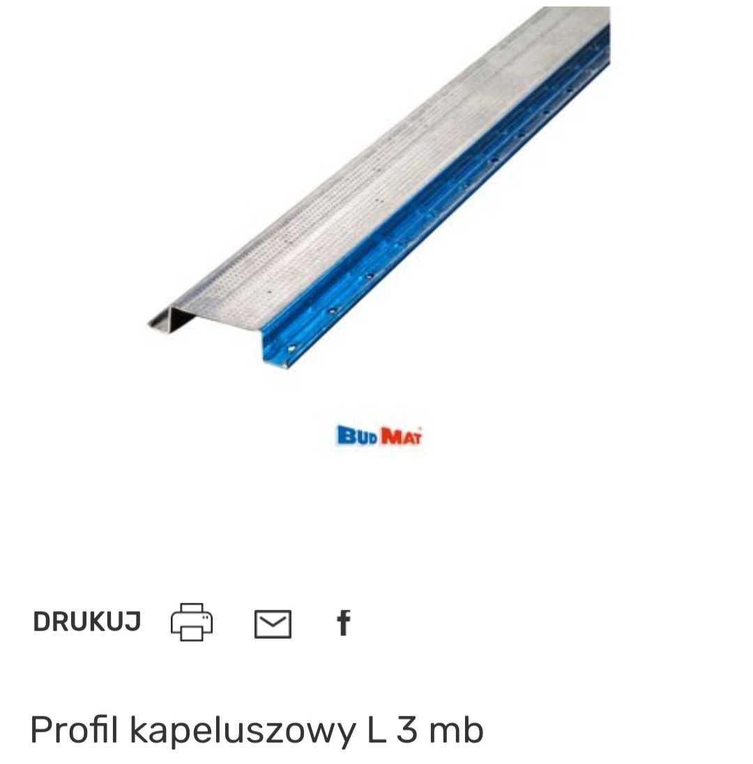 profile aluminiowe kapeluszowe CD60 półnarożnik pozostałość po budowie