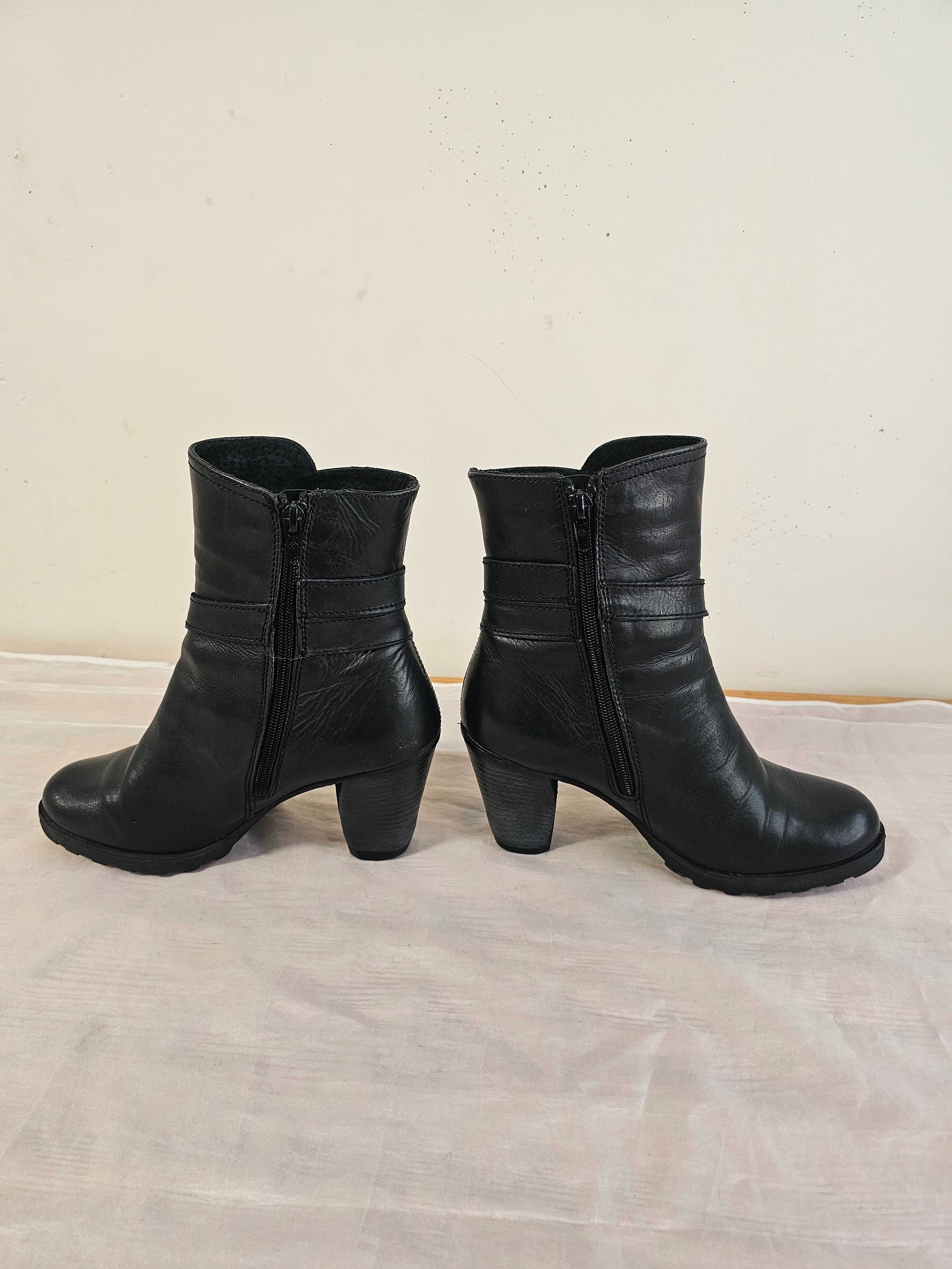 Buty botki skórzane Lasocki r. 37 wkładka 24 cm