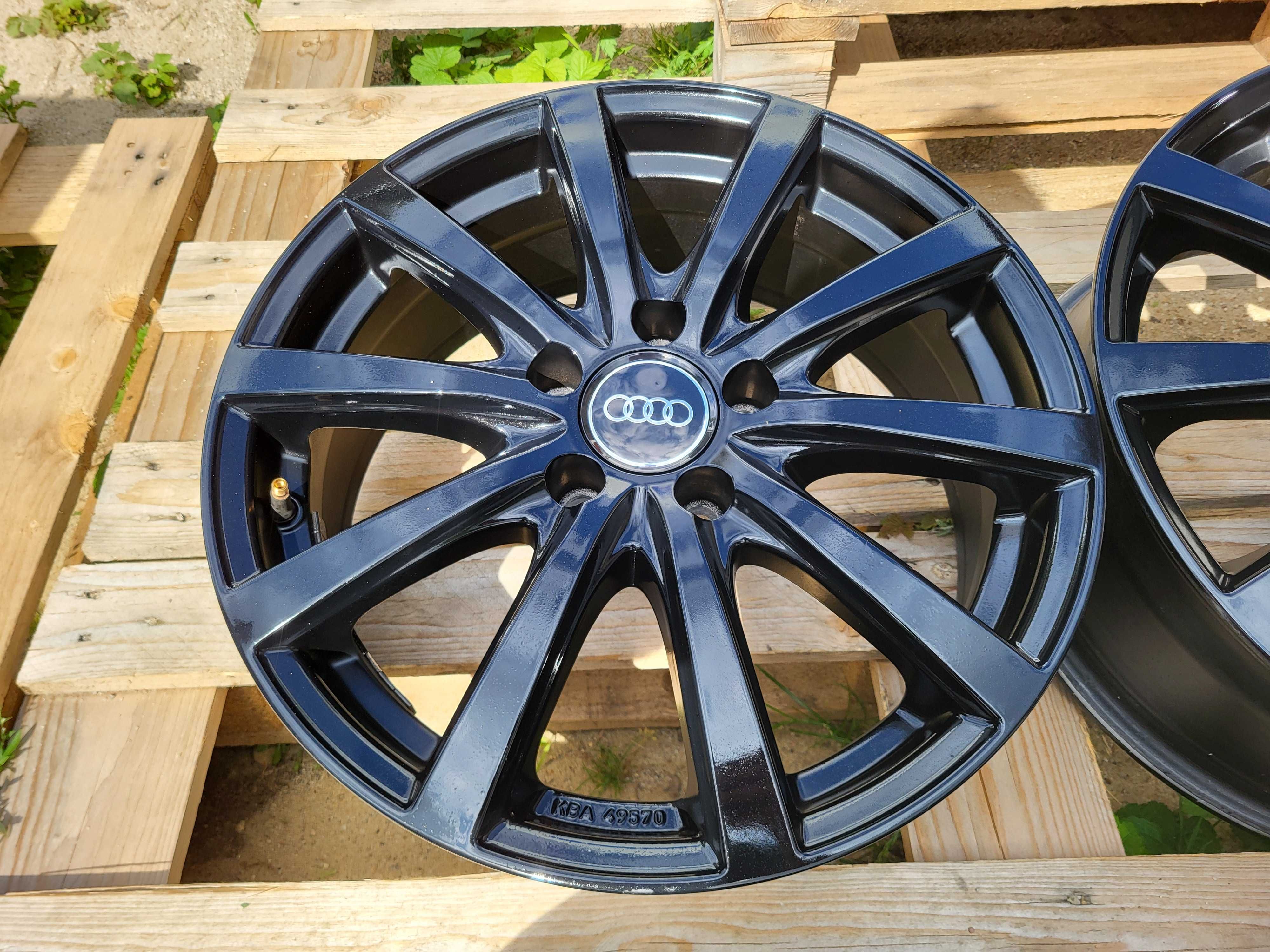 [1137] Felgi aluminiowe 17 Cali 5x112 7J ET40 Audi A3 A4 BLACK Edition