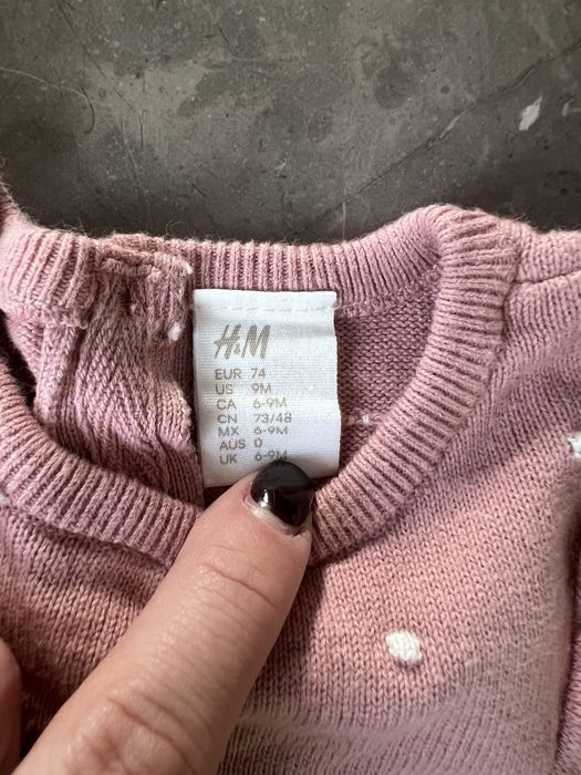 Тепле плаття H&M 74 розмір