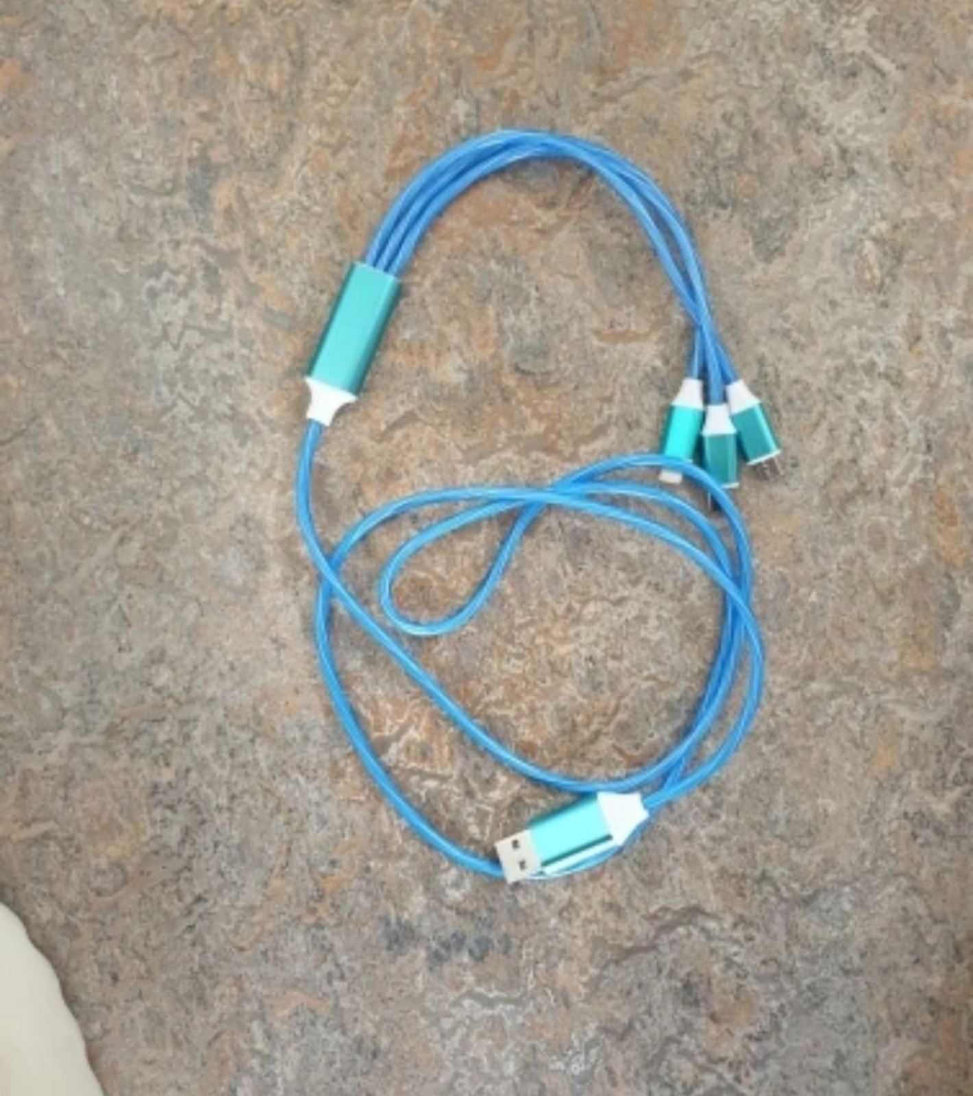 Зарядний кабель 3 в одном