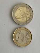 Moedas Set Portugal 2002 - primeiras moedas emitidas em euros